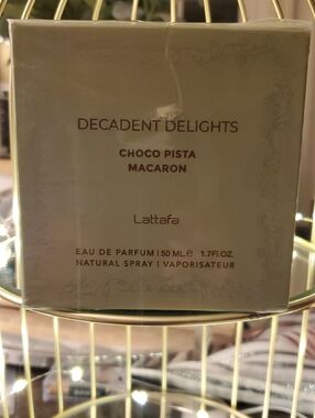 Lattafa Decadent Delights Choco Pista Macaron Eau de Parfum - Cream